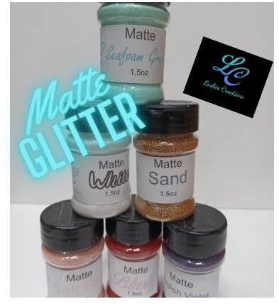 Leslies Creations Matte Glitter - RK3 Design