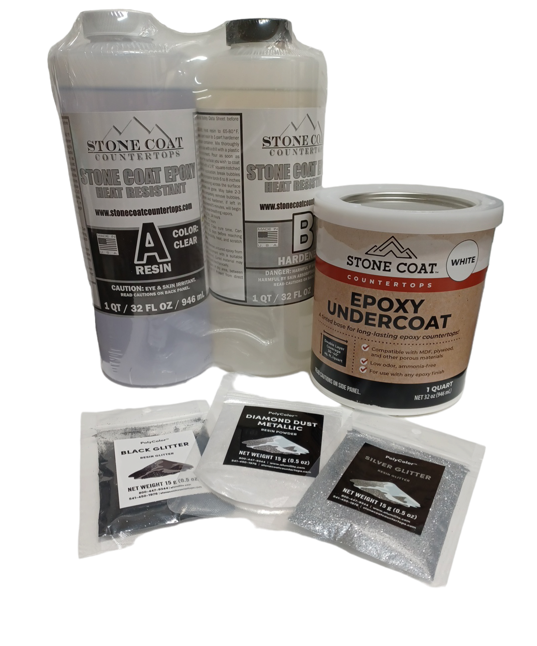 White Quartz Epoxy Kit